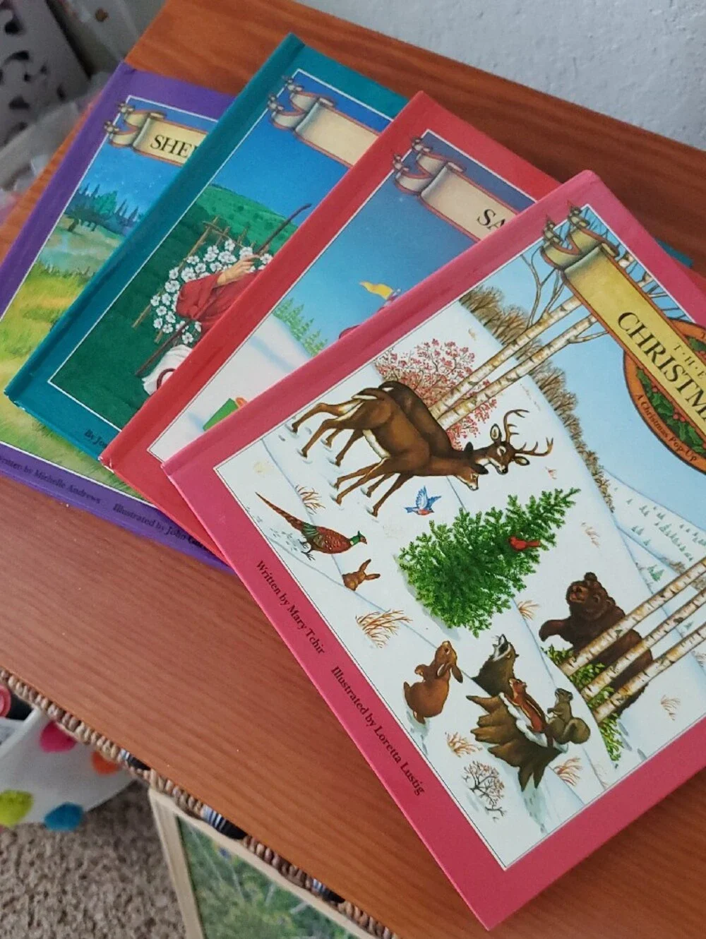 Pop-Up Children's Christmas Storybook Set Of Four